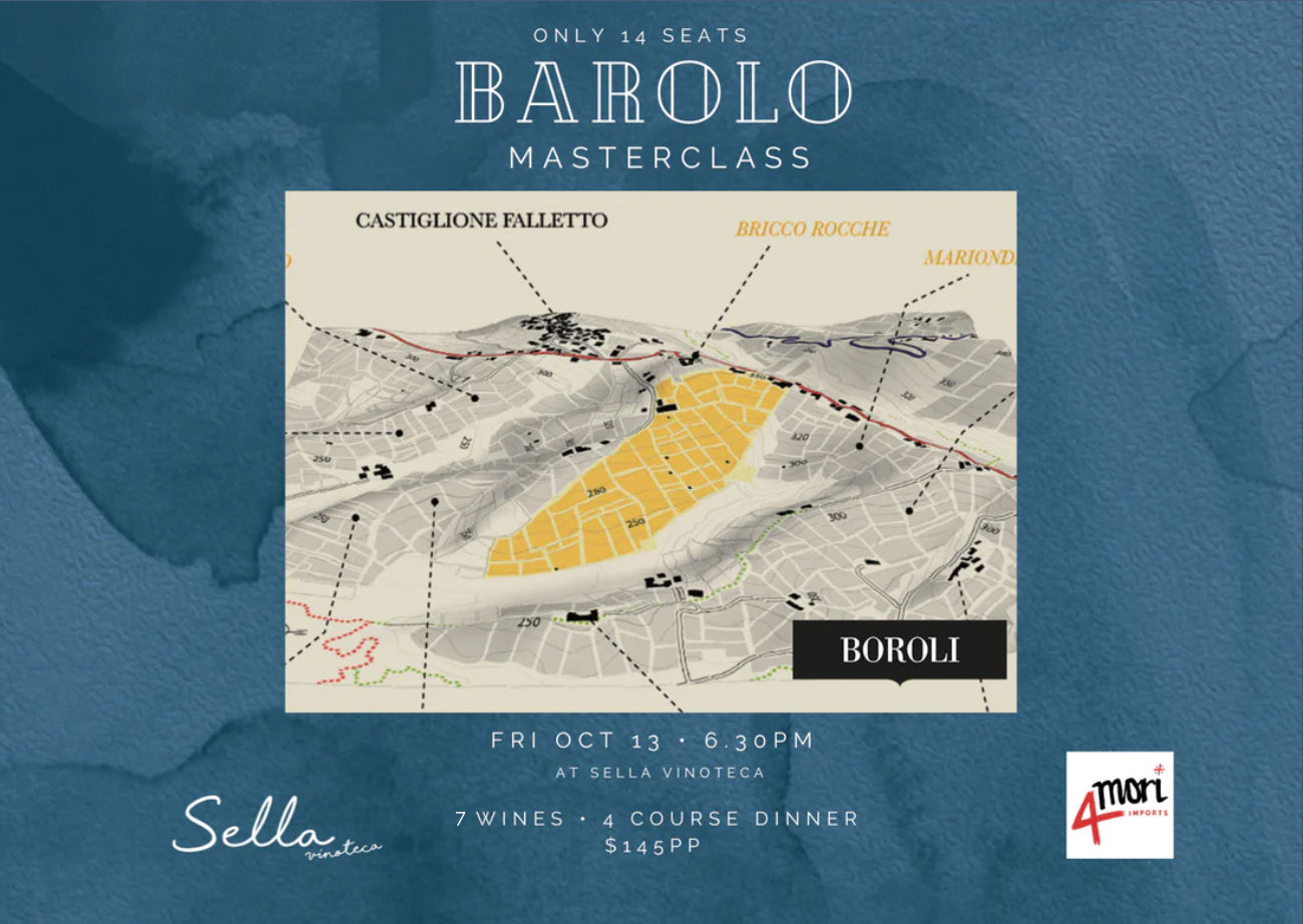 Boroli Barolo master class with Quattromori